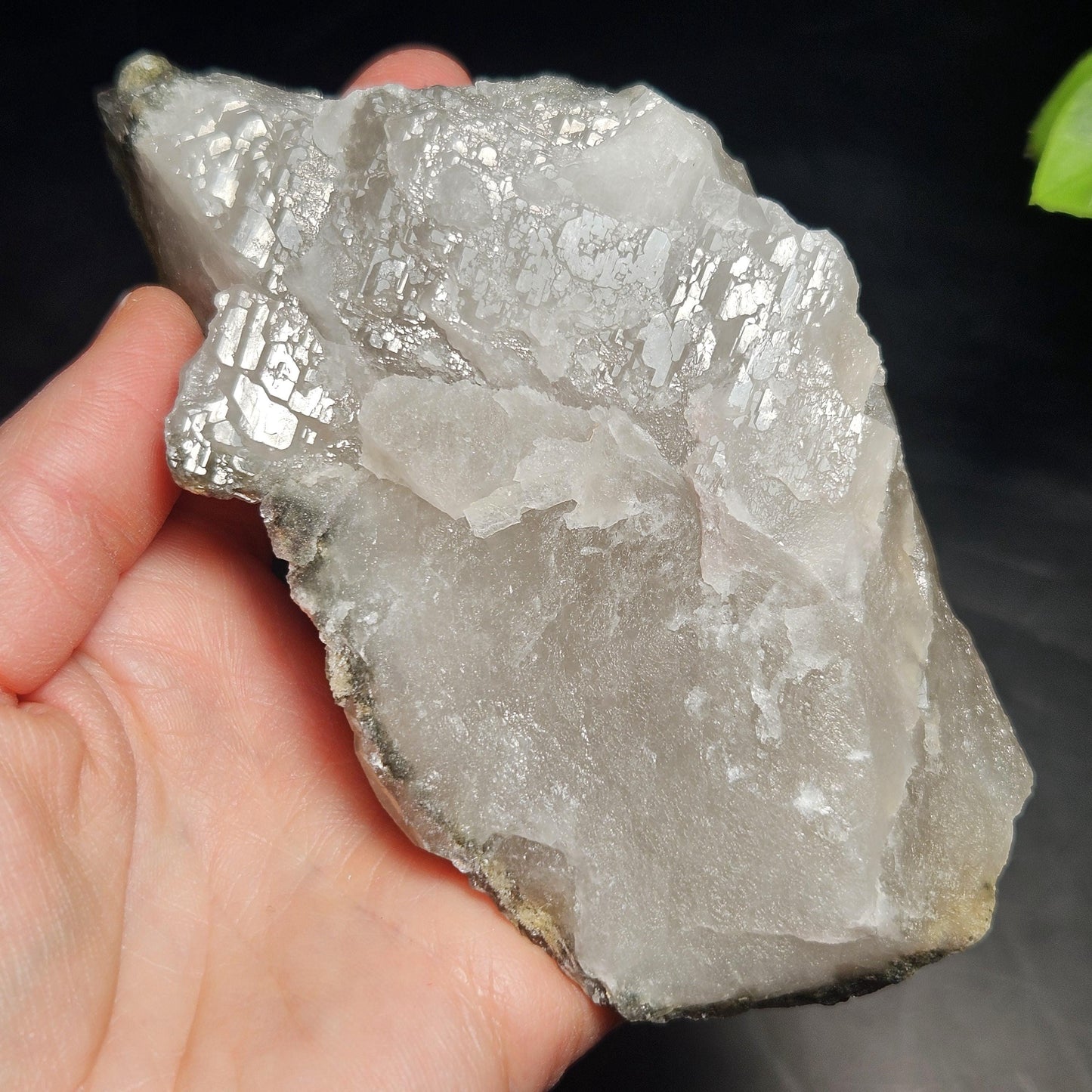ELESTIAL Garden Quartz Crystal Cluster 295g, Brazilian Scenic Lodolite Specimen
