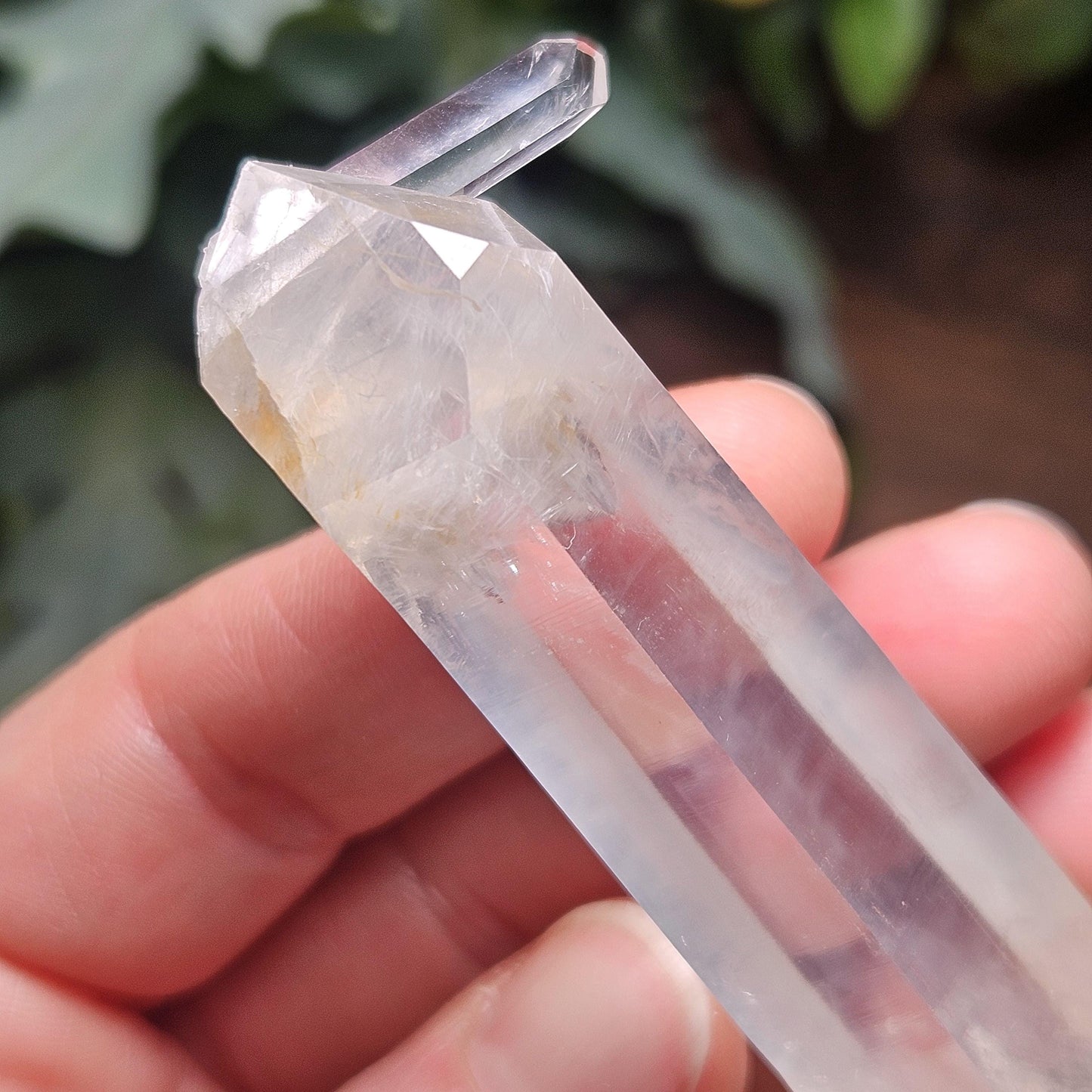 Blue Smoke Quartz Crystal 62g, Colombian Blue Needle Specimen