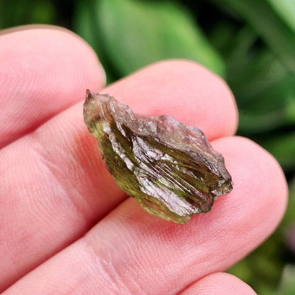 Moldavite Poison Green Specimen 1.33g, Authentic Raw Moldavite Crystal from Vrabce