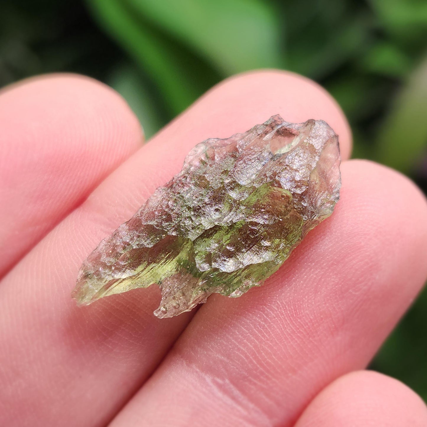 Moldavite Specimen 1.33g, Authentic Moldavite Crystal from Czech Republic