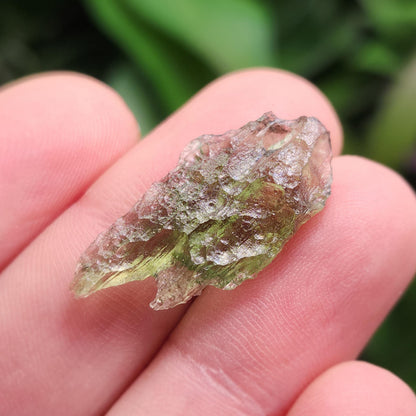 Moldavite Specimen 1.33g, Authentic Moldavite Crystal from Czech Republic