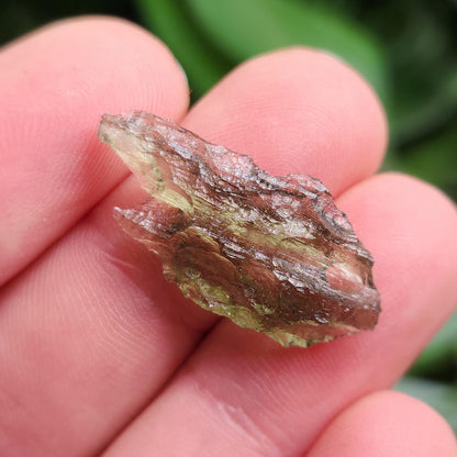 Moldavite Specimen 1.33g, Authentic Moldavite Crystal from Czech Republic