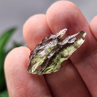 Moldavite Specimen 1.33g, Authentic Moldavite Crystal from Czech Republic