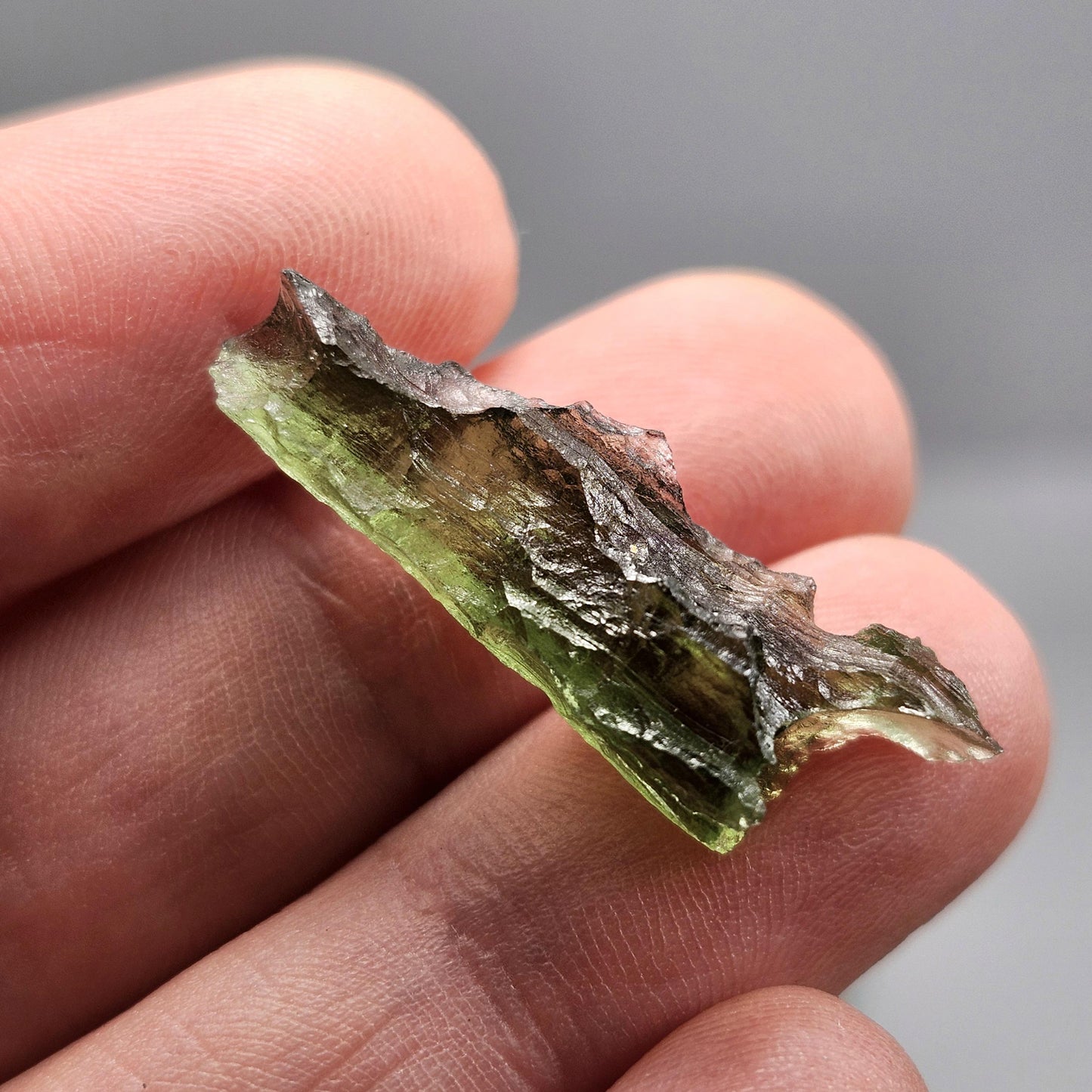 Moldavite Specimen from Vrabce 2.07g