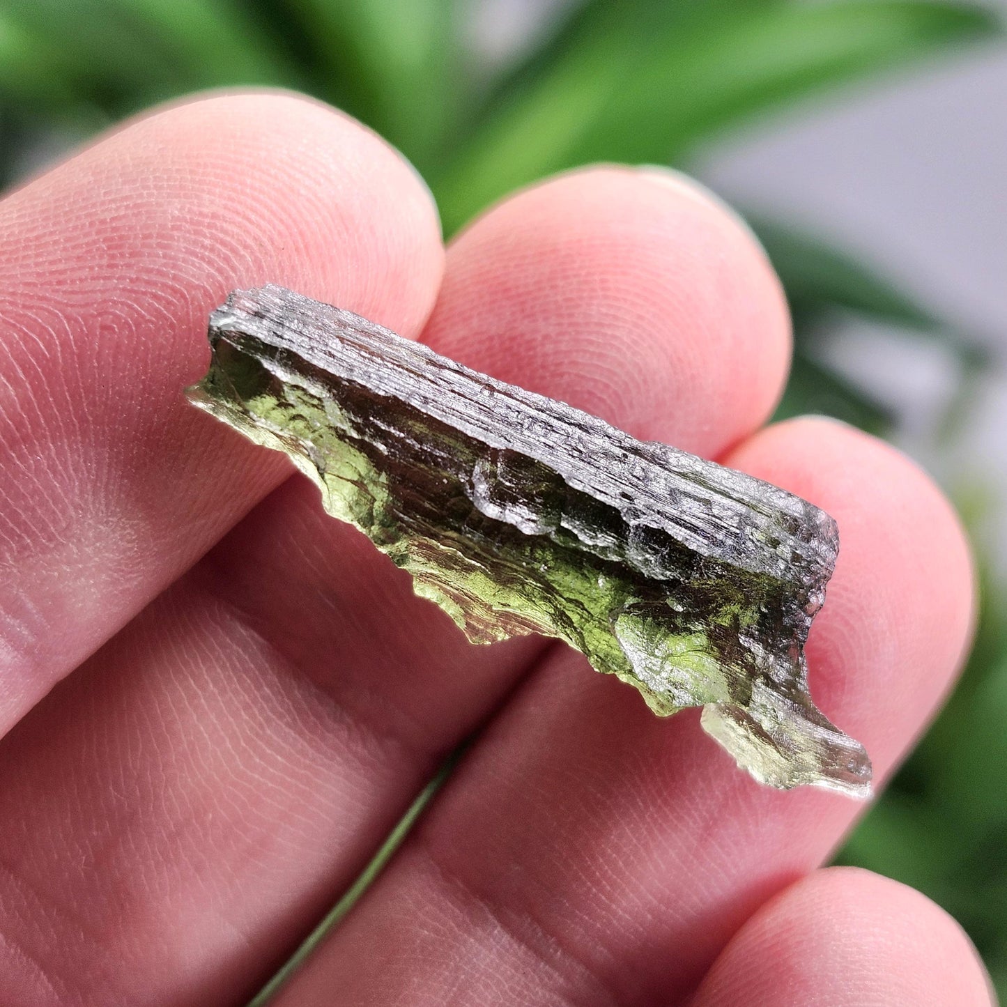Moldavite Specimen from Vrabce 2.07g
