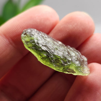 Poison Green Moldavite 2.09g, Authentic Moldavite Crystal Specimen