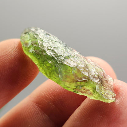 Poison Green Moldavite 2.09g, Authentic Moldavite Crystal Specimen