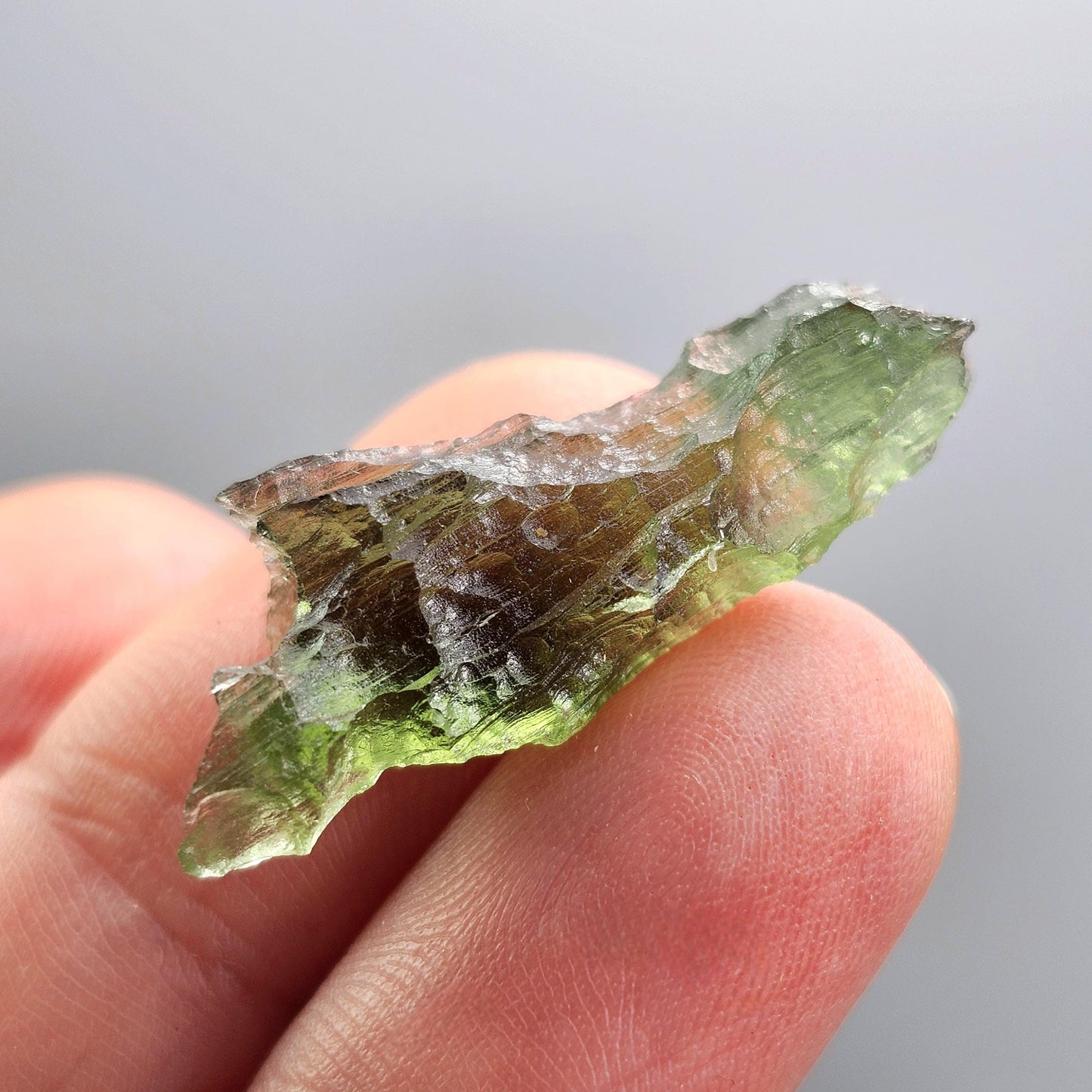 Moldavite Specimen from Vrabce 2.07g