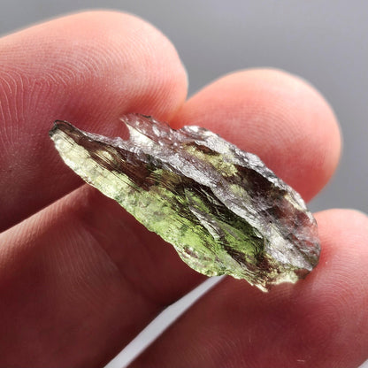 Moldavite Specimen 1.33g, Authentic Moldavite Crystal from Czech Republic