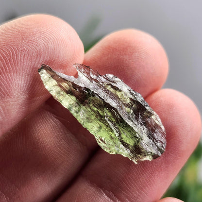 Moldavite Specimen 1.33g, Authentic Moldavite Crystal from Czech Republic