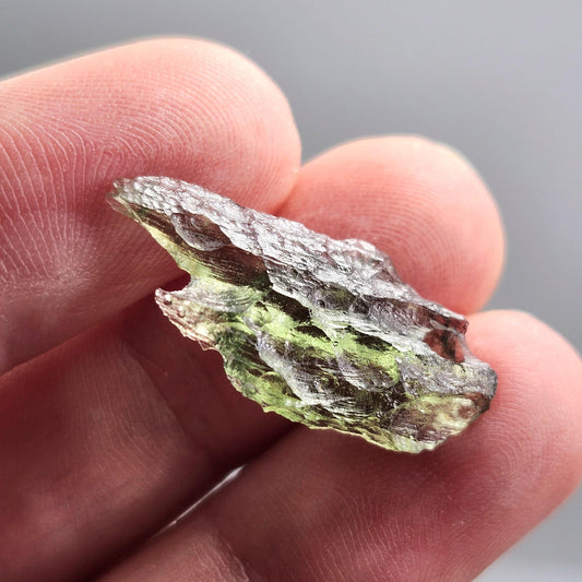 Moldavite Specimen 1.33g, Authentic Moldavite Crystal from Czech Republic