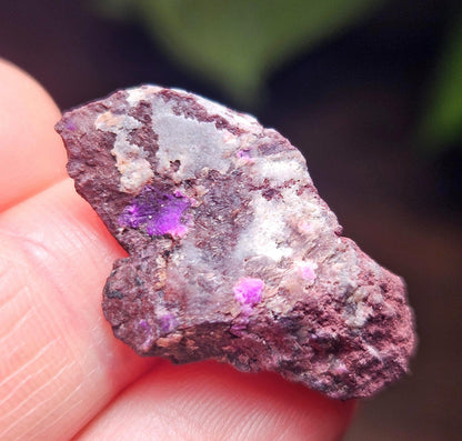 Raw Sugilite Crystal 4.0g, South African Fibrous Sugilite Specimen OLD STOCK