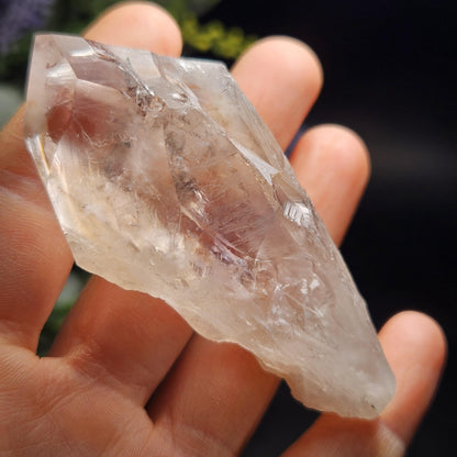 UV Phantom Powellite Amethyst 58g, Bahia Brazil Crystal