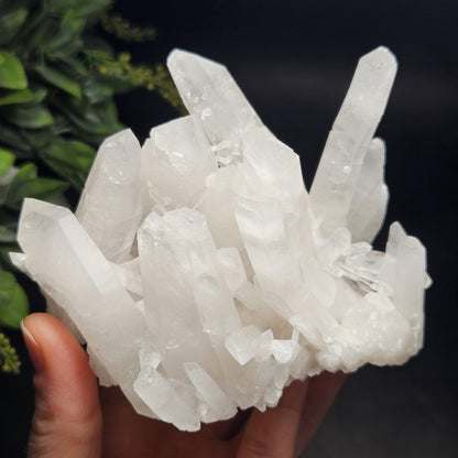 Arkansas Quartz Crystal Cluster 467g, Spiky Self