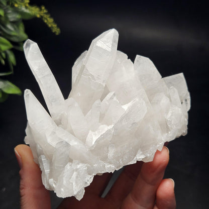 Arkansas Quartz Crystal Cluster 467g, Spiky Self
