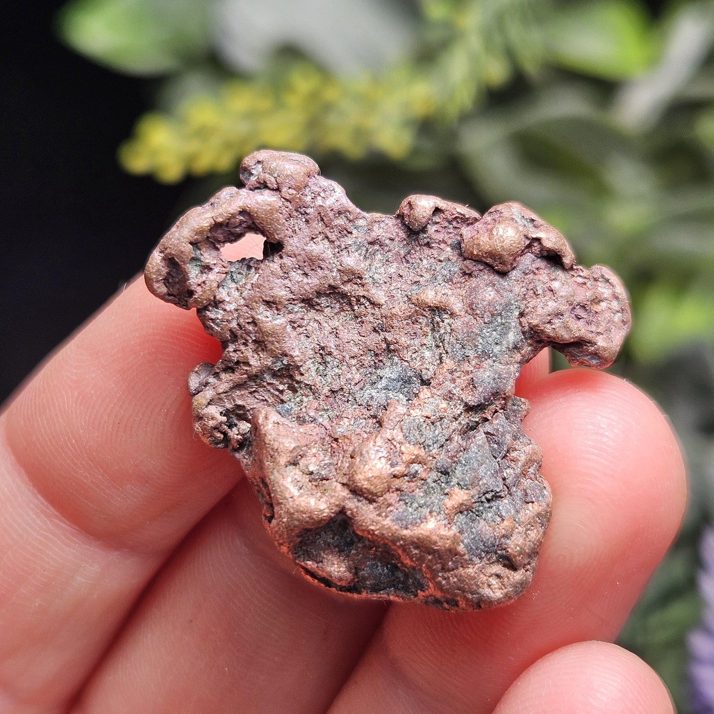Native Copper Nugget from Michigan, Pure Natural Copper Specimen