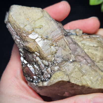 ELESTIAL Garden Quartz Crystal Cluster 295g, Brazilian Scenic Lodolite Specimen