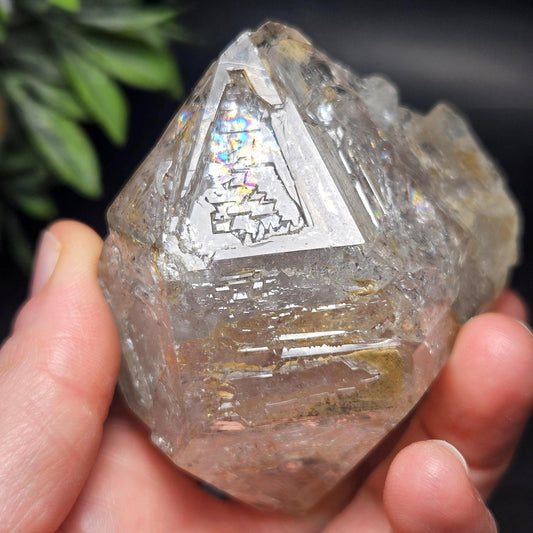 Skeletal Herkimer Diamond Quartz 213g, Etched Herkimer Crystal from New York