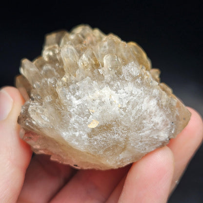Kundalini Congo Citrine Quartz Cluster 159g, Smoky Citrine Crystal Multi