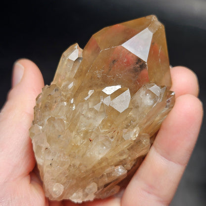 Kundalini Congo Citrine Quartz Cluster 159g, Smoky Citrine Crystal Multi