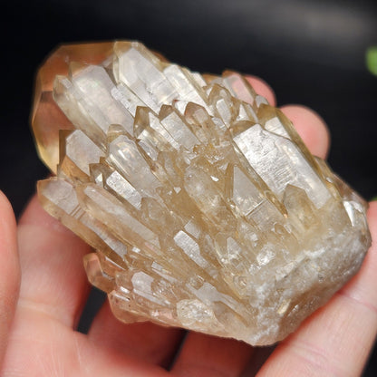 Kundalini Congo Citrine Quartz Cluster 159g, Smoky Citrine Crystal Multi