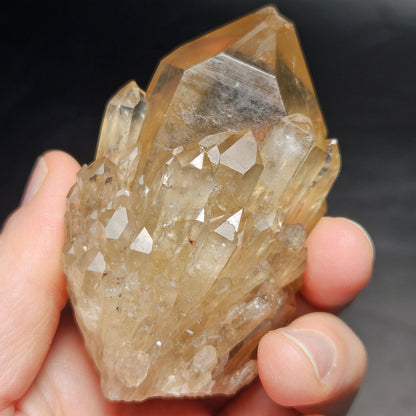 Kundalini Congo Citrine Quartz Cluster 159g, Smoky Citrine Crystal Multi