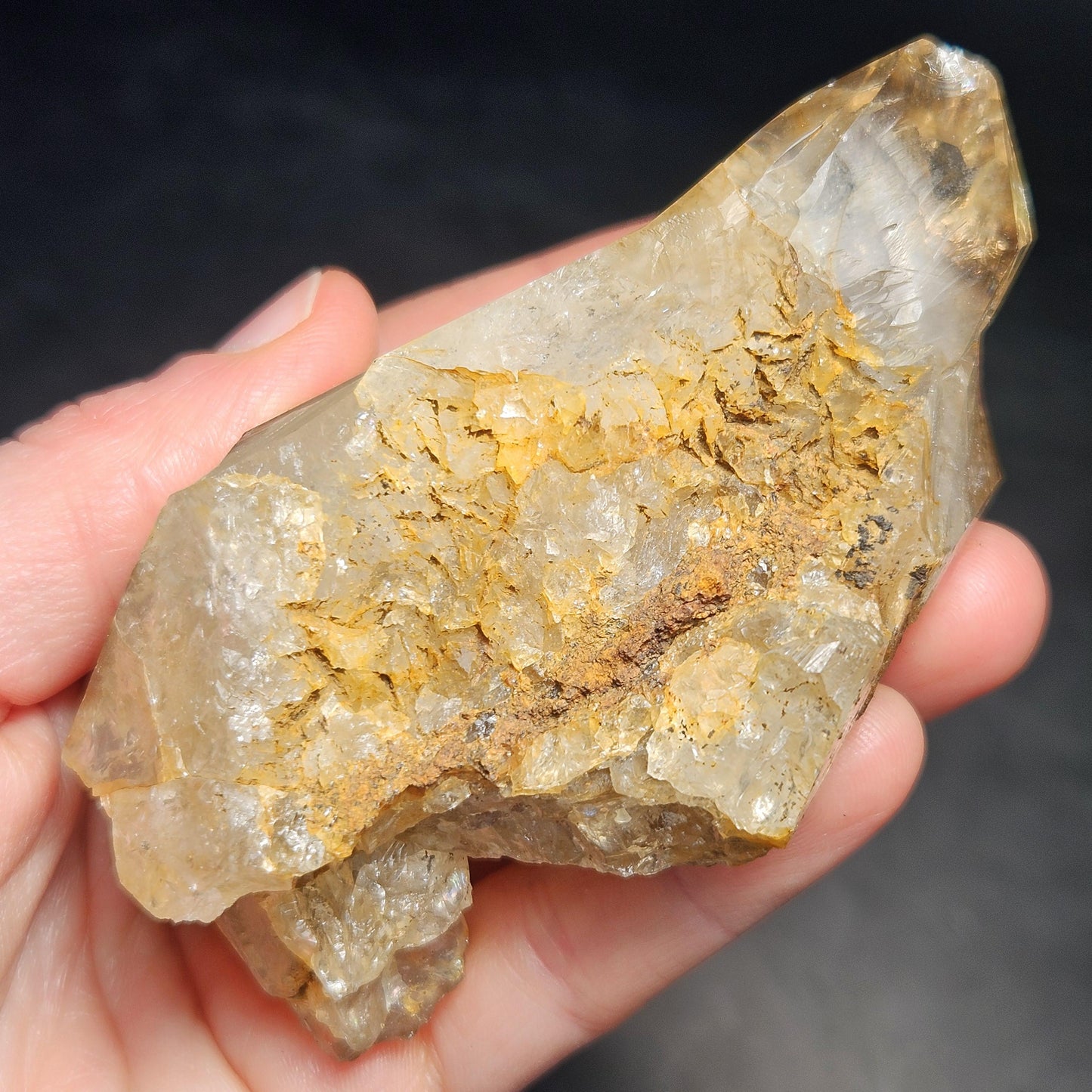 Herkimer Diamond Quartz 236g, Herkimer Crystal from New York