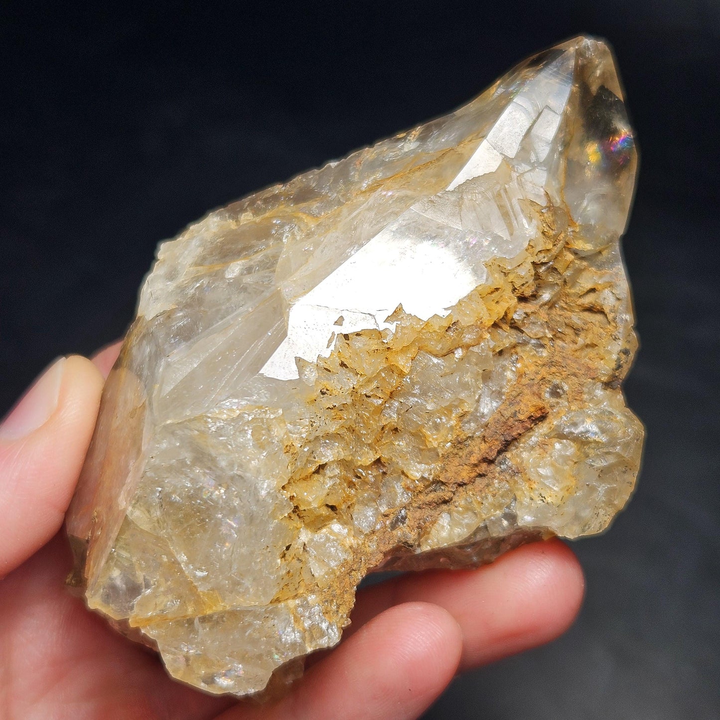 Herkimer Diamond Quartz 236g, Herkimer Crystal from New York