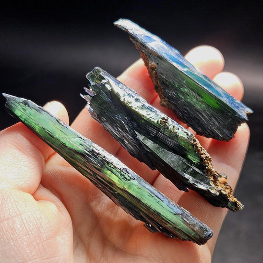 Vivianite Crystal Cluster (12