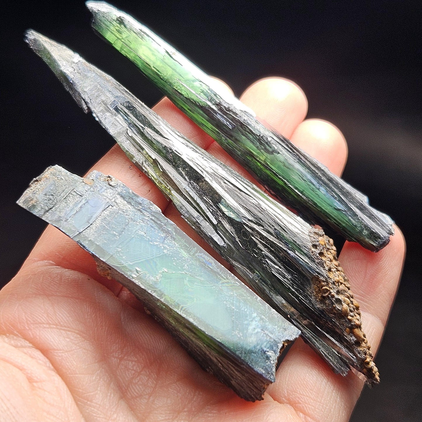 Vivianite Crystal Cluster (12