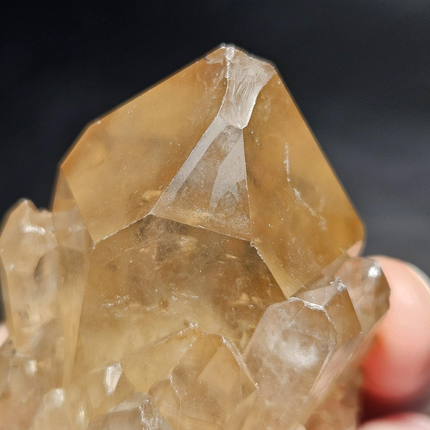Kundalini Congo Citrine Quartz Cluster 159g, Smoky Citrine Crystal Multi