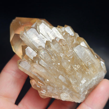Kundalini Congo Citrine Quartz Cluster 159g, Smoky Citrine Crystal Multi