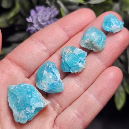 Blue Smithsonite Crystal Specimen from Congo, Natural Smithsonite Raw Stone