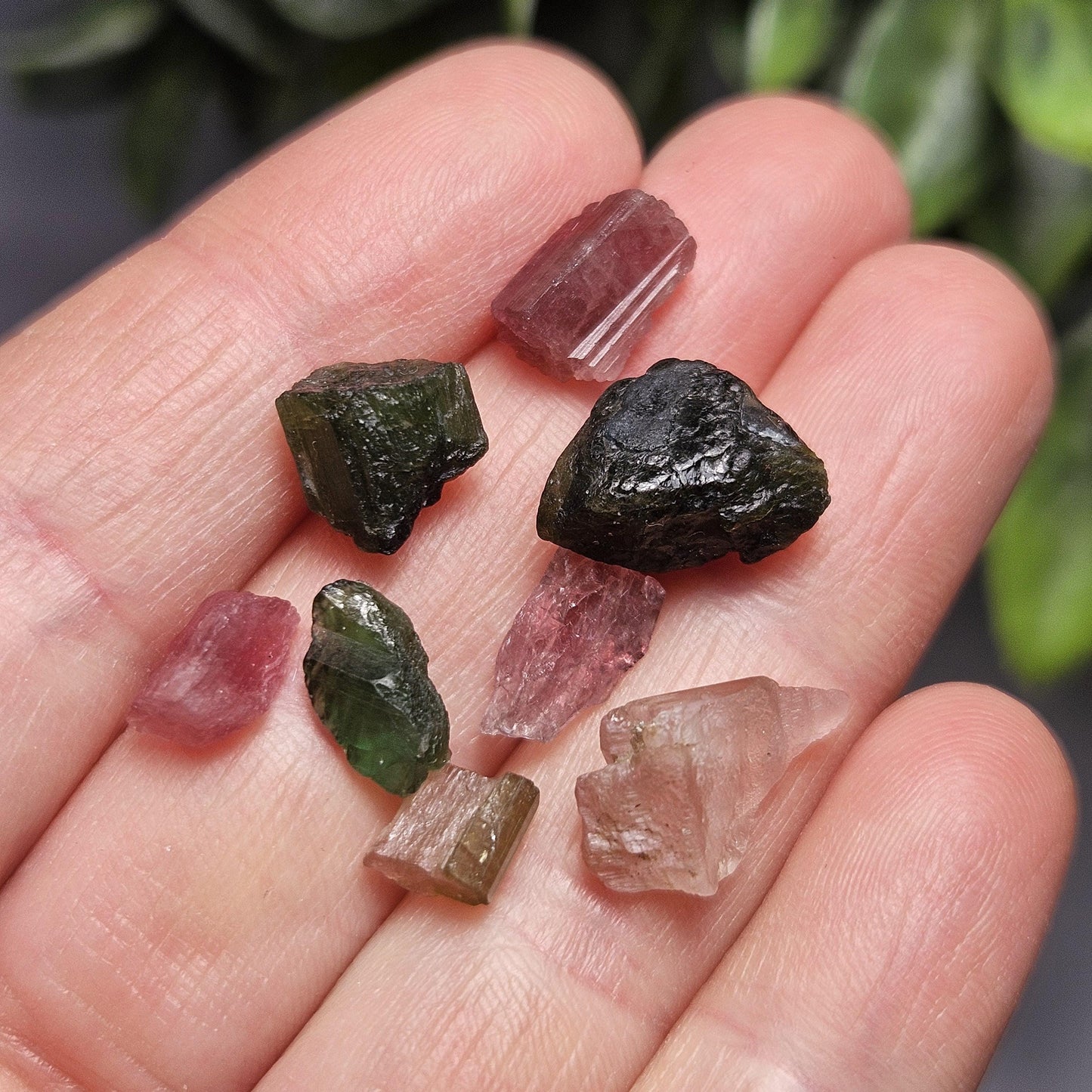 Bulk Tourmaline, Pink & Green "Candy" Tourmaline Crystals, Brazilian Specimens