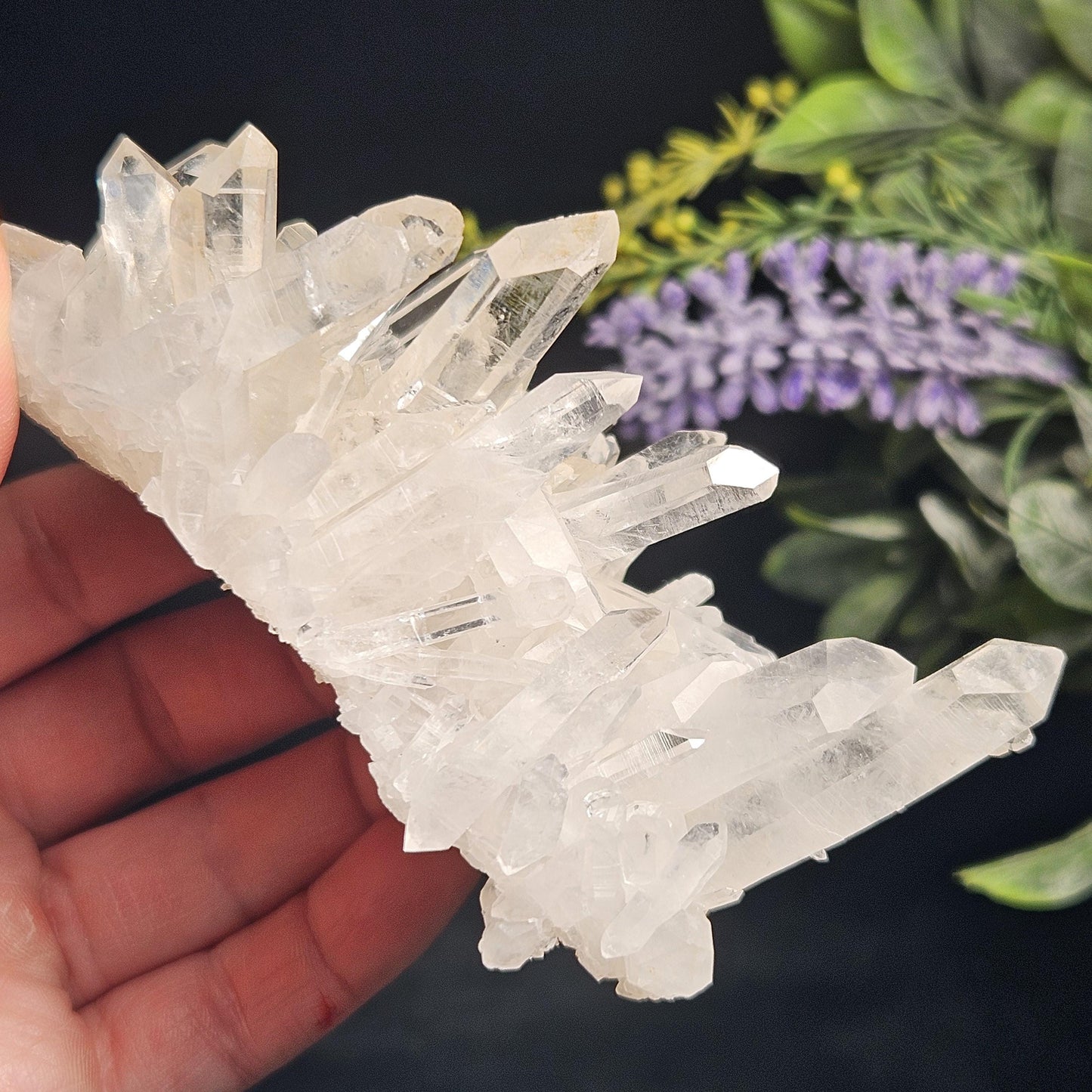Arkansas Quartz Crystal Cluster, 168 grams