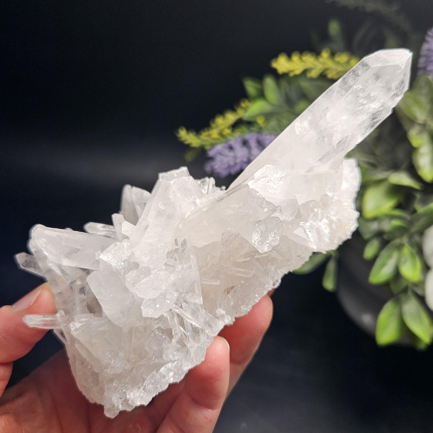 Arkansas Quartz Crystal Cluster, 332 grams