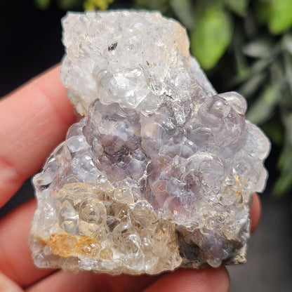 Hyalite Opal Specimen 81.70g, UV Reactive Fluorescent Botryoidal Crystal from Mexico