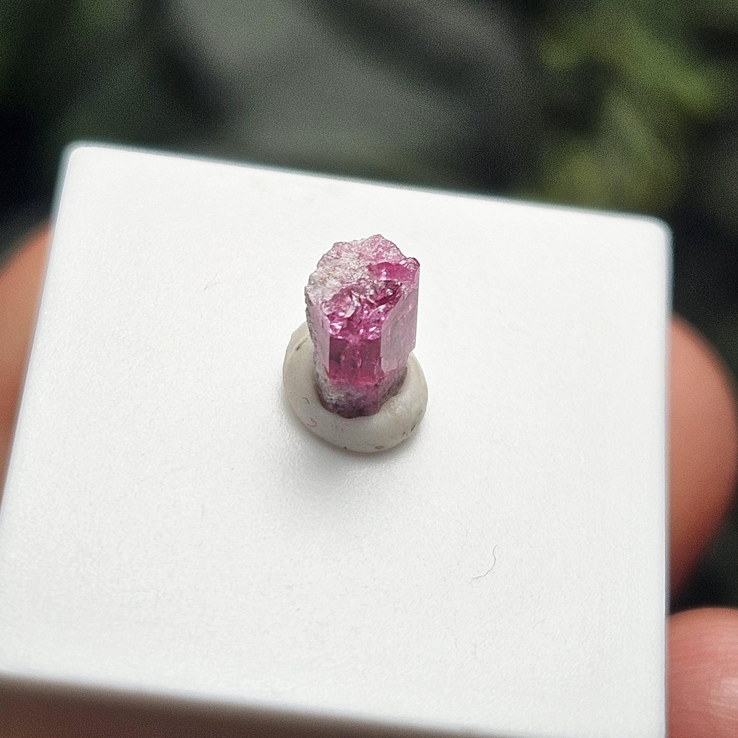 Bixbite Red Beryl Crystal from Utah 0.57ct, Red Emerald Gemstone