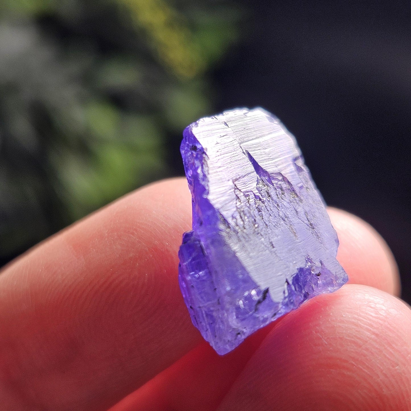 Raw Tanzanite Crystal 3.16g, Raw Indigo Tanzanite, Terminated Specimen