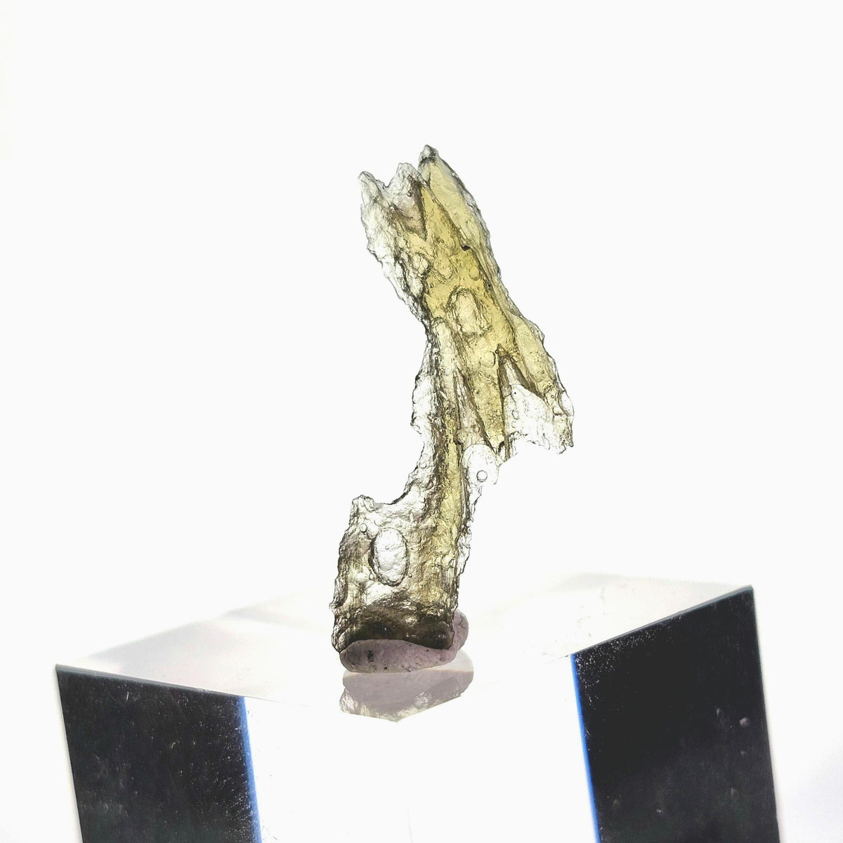 Moldavite Angel Chime, Genuine Moldavite Tektite Specimen