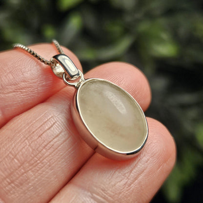 Libyan Desert Glass Pendant, Sterling Silver Libyan Gold Tektite Necklace