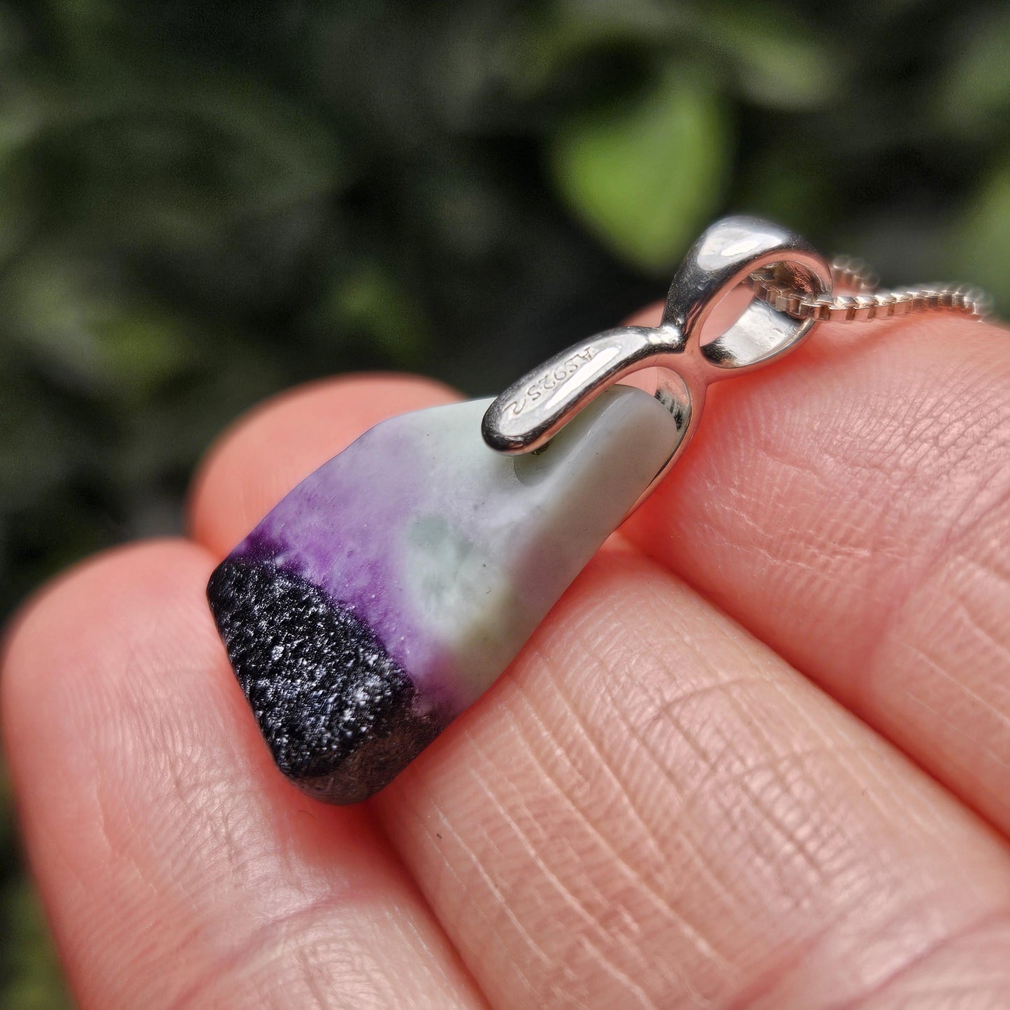Kammererite Crystal Pendant, Sterling Silver Kammererite Necklace