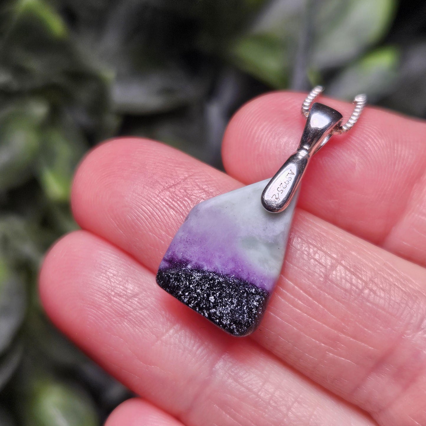 Kammererite Crystal Pendant, Sterling Silver Kammererite Necklace