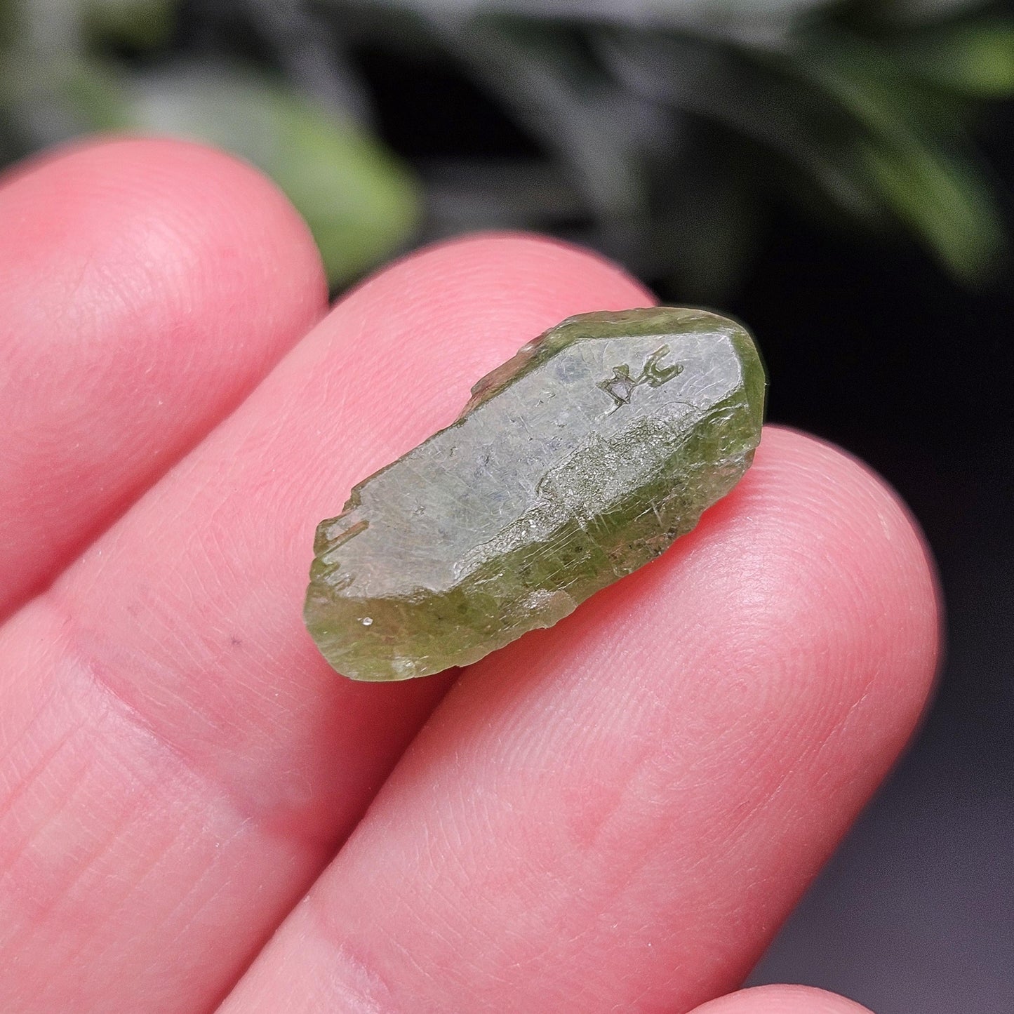 Terminated Chrome Diopside Crystal, Green Alpine Diopside Specimen