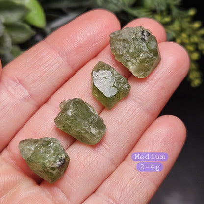 Raw Green Diopside Crystal, Alpine Chrome Diopside Specimen