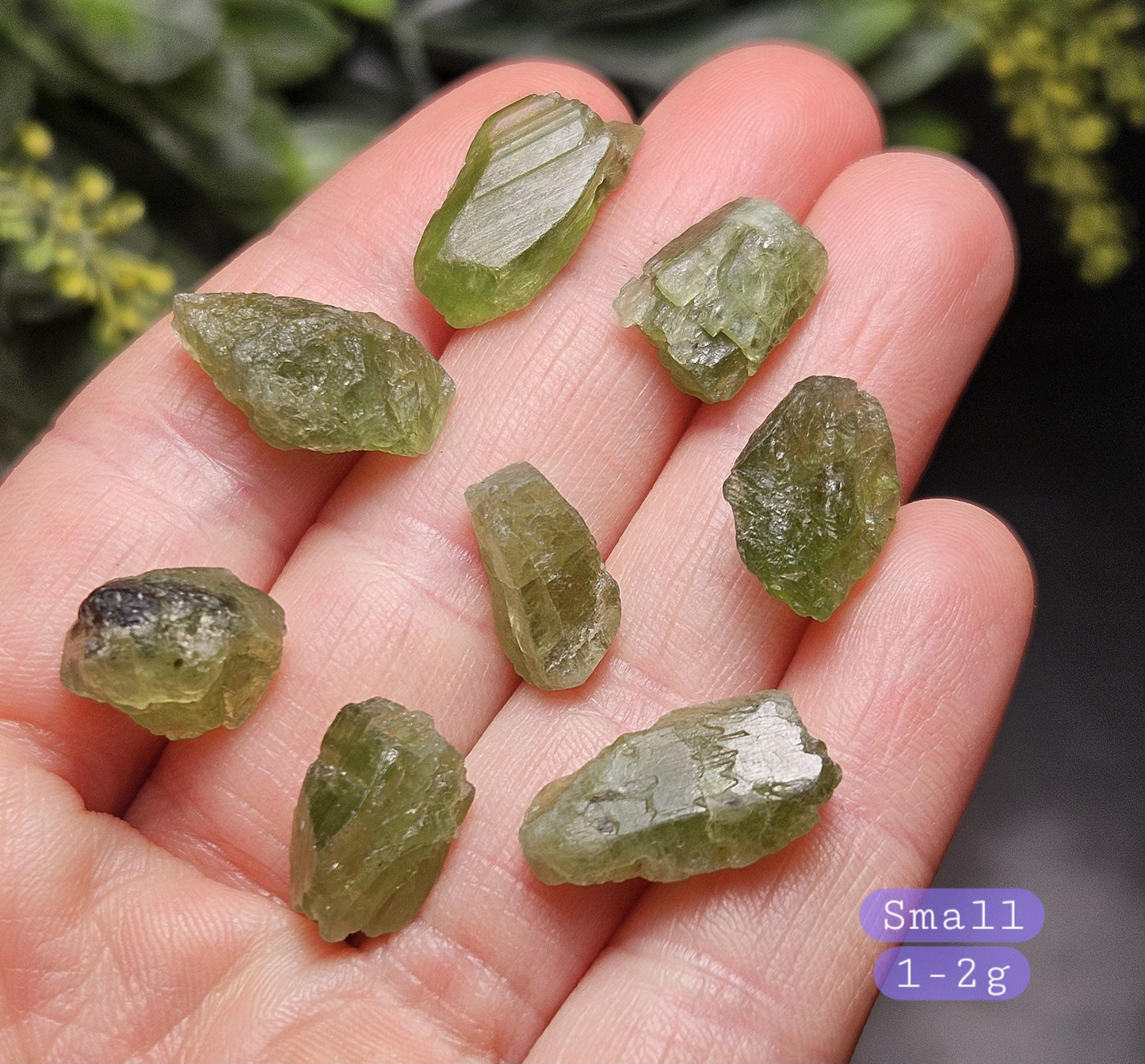 Raw Green Diopside Crystal, Alpine Chrome Diopside Specimen