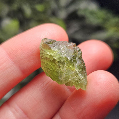 Raw Green Diopside Crystal, Alpine Chrome Diopside Specimen