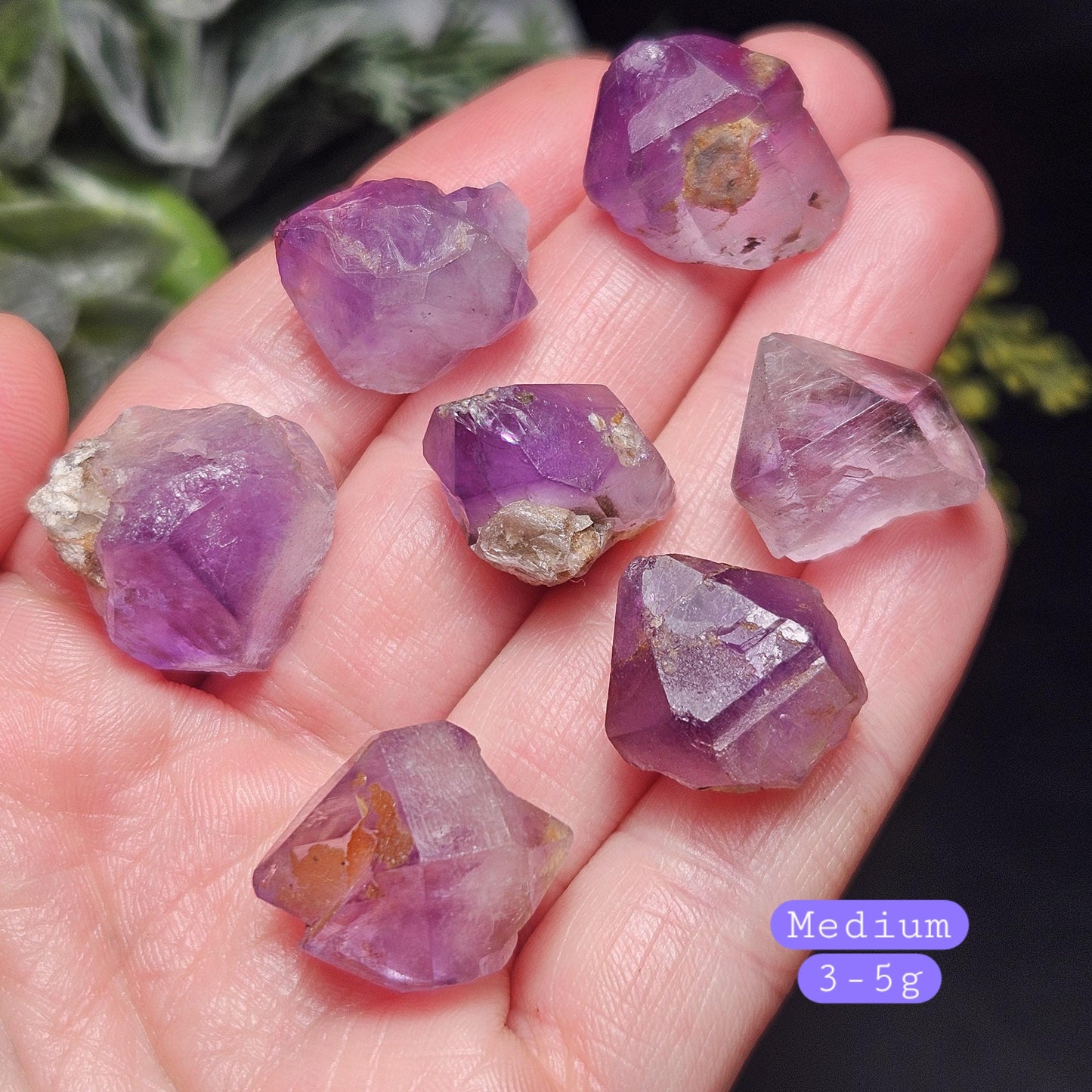 Phantom Amethyst Crystal, Raw Color Zoned Violet Amethyst Specimen, Hourglass Amethyst