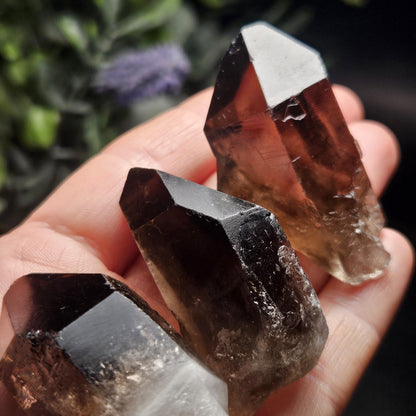 Smoky Quartz Crystal Point from Brazil