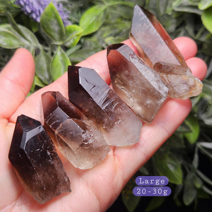 Smoky Quartz Crystal Point from Brazil